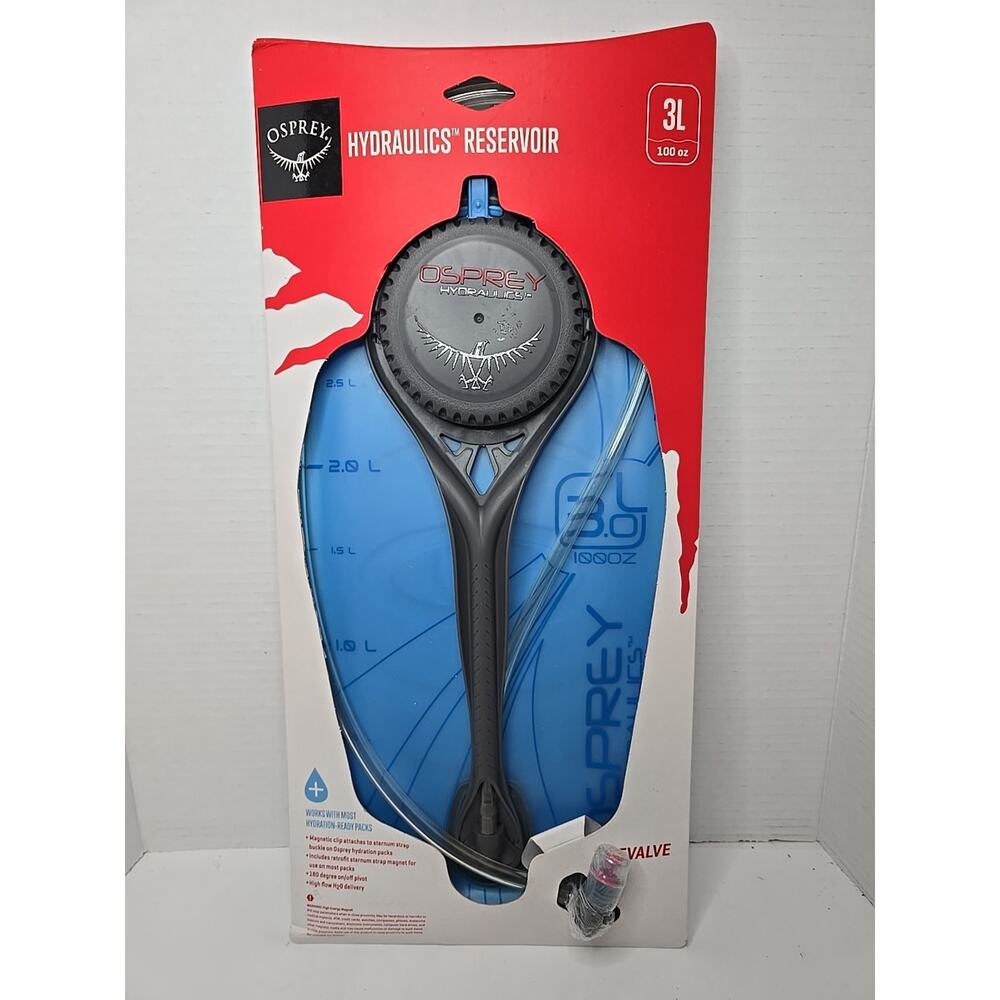 Osprey Hydraulics 3L Water Reservoir Bladder Hydration 100oz Magnetic Hiking NEW